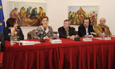 Ángeles Caso, durante su intervención en el acto de presentación.