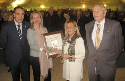 Isabel Carrasco, durante la celebración.