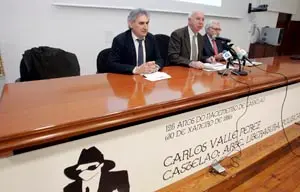  Francisco L&oacute;pez present&oacute; la conferencia &lsquo;Castelao: Arte, literatura, pol&iacute;tica&rsquo; impartida por Carlos Valle.