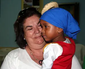  Guillermina Hernández, viceconsejera de Emigración del Gobierno canario, durante una reciente visita a Cuba.