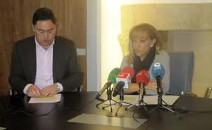 Isabel Carrasco, durante la presentación de informe.