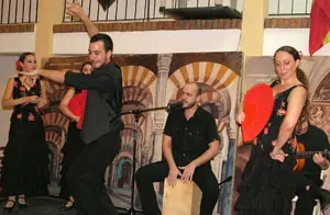  El ballet flamenco del ‘Rincón’, durante su actuación con motivo de la celebración del Día de la Comunidad.