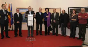  Intervenci&oacute;n de Jos&eacute; Ram&oacute;n &Oacute;nega en la inauguraci&oacute;n de la exposici&oacute;n &lsquo;Cami&ntilde;os&rsquo;.
