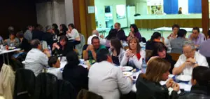 Parte de los asistentes al acto.