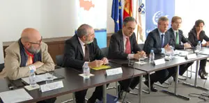 Alfonso Rueda participó en la presentación de la macrorregión.