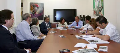 Miembros de Acyle Argentina recibieron a la delegación de CCOO de Castilla y León.