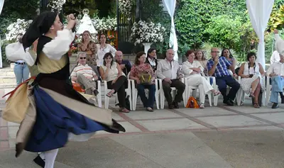 La consejera María José Ramos, en un acto cultural organizado por el Centro Asturiano de Caracas.