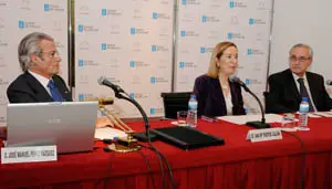 Ana Pastor, en un momento de su intervención.