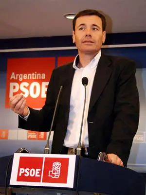 Un momento de la intervención de Tomás Gómez.