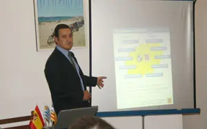 Un momento de la reunión.