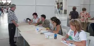 Un instante de los comicios celebrados en abril de 2009.