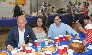 Santiago Camba, durante la Fiesta Campestre.