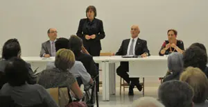 Begoña Serrano, durante la participación en las Jornadas Culturales.