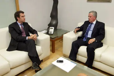 Feijóo recibió al embajador de México en España, Jorge Zermeño.