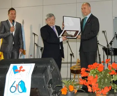 Un momento del acto del 60 aniversario. 
