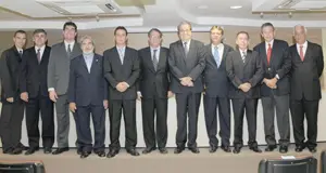 La nueva directiva del Hospital Español para el trienio 2011-2014.