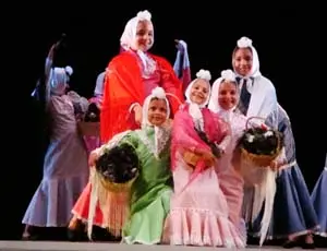 Un momento de la actuación del grupo de baile madrileño.