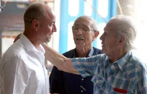  Camba saluda a algunos presidentes gallegos.