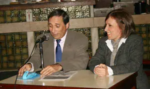  Manuel Suárez, durante su charla ‘entre amigos’.