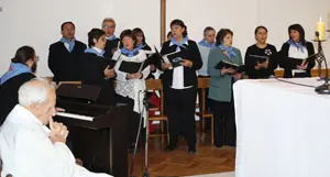  El Coro del 'Lar Gallego' de Chile inició sus actividades de este año.