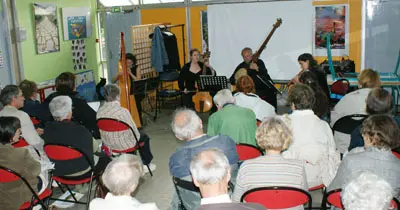  Un momento del concierto que se ofreci&oacute;n con motivo de la Semana Cultural Gallega. 