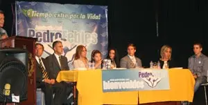  Un instante del acto en honor a Pedro Febles.