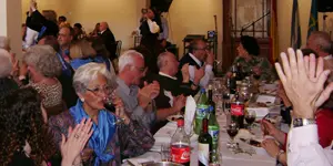  Una cena con productos asturianos fue la culminación del evento.