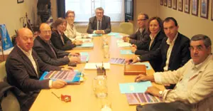 Fernández de la Cera presidió la reunión de la Comisión Delegada.