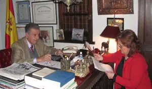  Fernando Garc&iacute;a Navarro y Rosaura Cuadrado, la pasada semana.