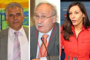  José Gil, José Antonio Franco y Miriam Herrero.