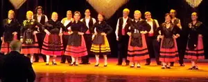 Un momento del espectáculo en el Teatro Municipal. 