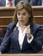 Soraya Sáenz de Santamaría. 