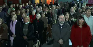 Parte de los asistentes a esta conmemoraci&oacute;n del D&iacute;a de Galicia. 