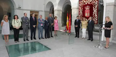  Un momento del acto de toma de posesión. 