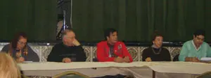  La Mesa de la Asamblea del Centro Andaluz de Mar del Plata, celebrada el pasado día 12 de agosto.
