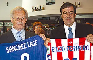 Antonio Nespral y Álvarez Cascos, durante la visita de este último a Argentina el pasado mes de mayo.