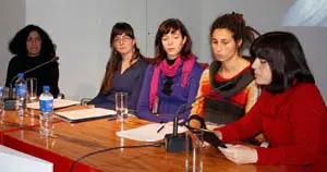 Gisella Cassara, Mónica Descalzo, Julia Gago, Miriam Tasat y Cecilia Urrere, del Equipo de Investigación Trabajo Infantil e Inmigración de CIDAC-FFyL UBA.