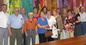 Maria de Diego recibió a los participantes en el programa 'Añoranza'.