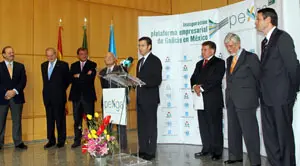  El presidente de la Xunta, durante su intervención en la inauguración de la Plataforma.