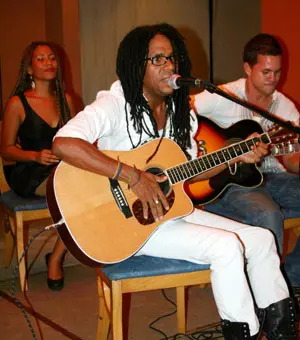 Raúl Torres, durante su actuación.