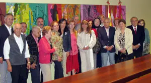 María de Diego, junto a los integrantes de la ‘Operación Añoranza’ de Zamora y el diputado José Luis Bermúdez.