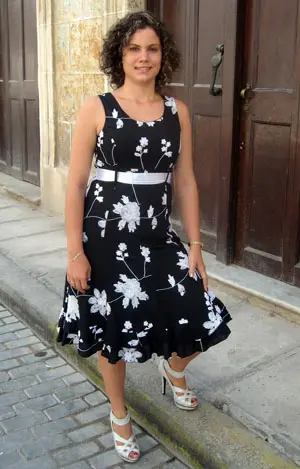 La joven Linet Hernández.