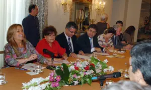  La ministra de Exteriores, Trinidad Jiménez, presidió la reunión.