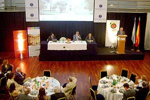 La Cámara organizó un almuerzo en honor a los visitantes.