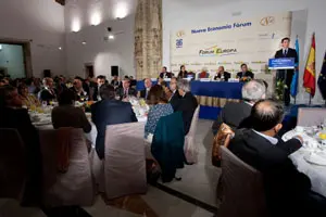  Núñez Feijóo, en un momento de su intervención. 