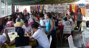  Imagen del primer festival de paellas organizado por Asoval.