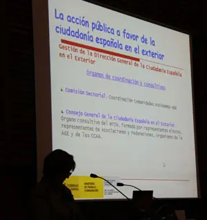 Yolanda Gómez fue desgranando las acciones de la Dirección General.