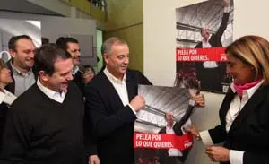  Pachi V&aacute;zquez comparti&oacute; con Abel Caballero el acto celebrado en Vigo.