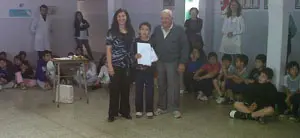  Un momento de la entrega de premios. 