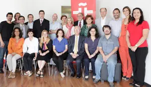  Carmen Caffarel, durante su visita a la sede del Instituto Cervantes en R&iacute;o de Janeiro.